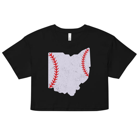 Ohio Cincinnati Baseball Women’s Crop Top