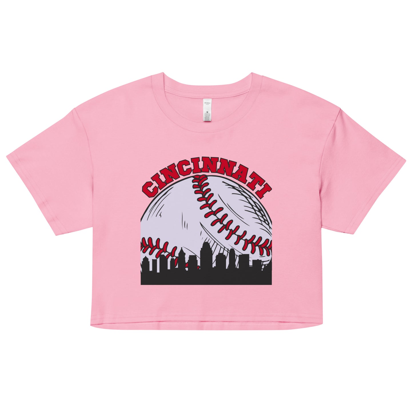 Cincinnati Baseball Skyline Women’s Crop Top