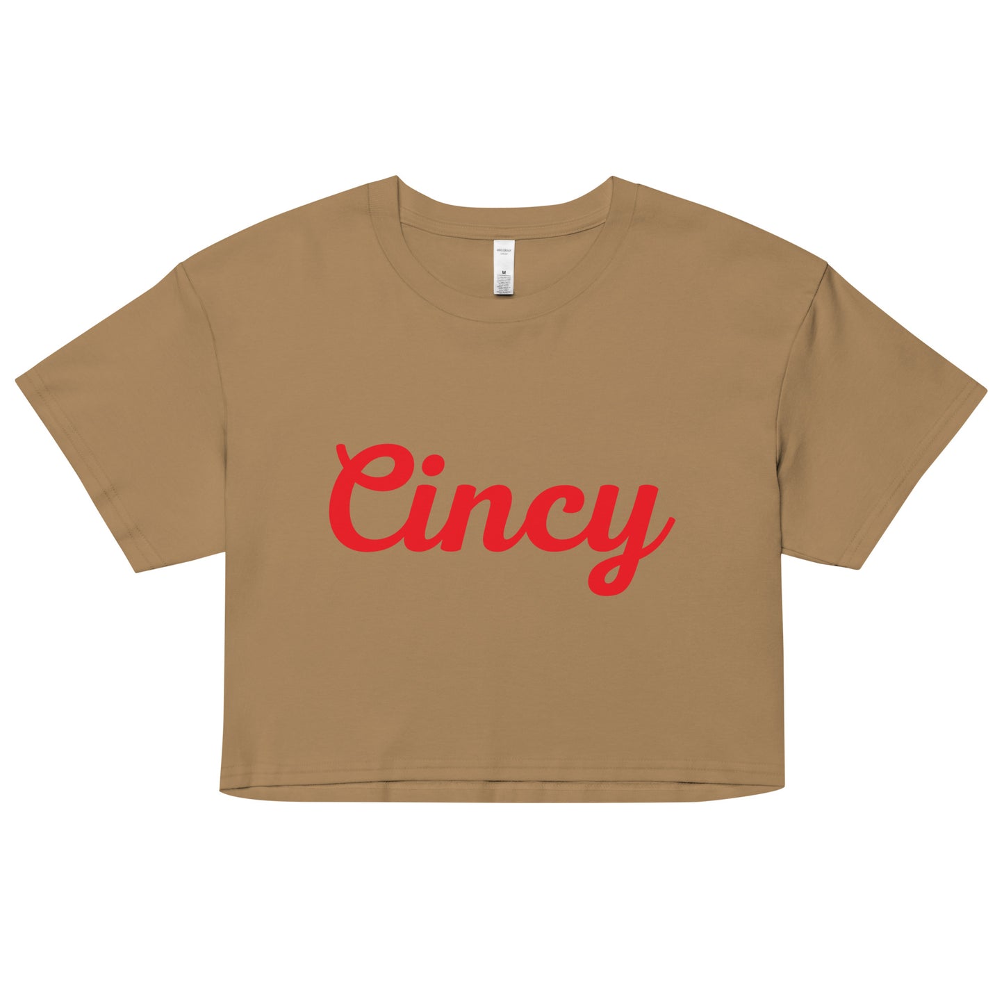 Cincinnati Cincy Script Women’s Crop Top