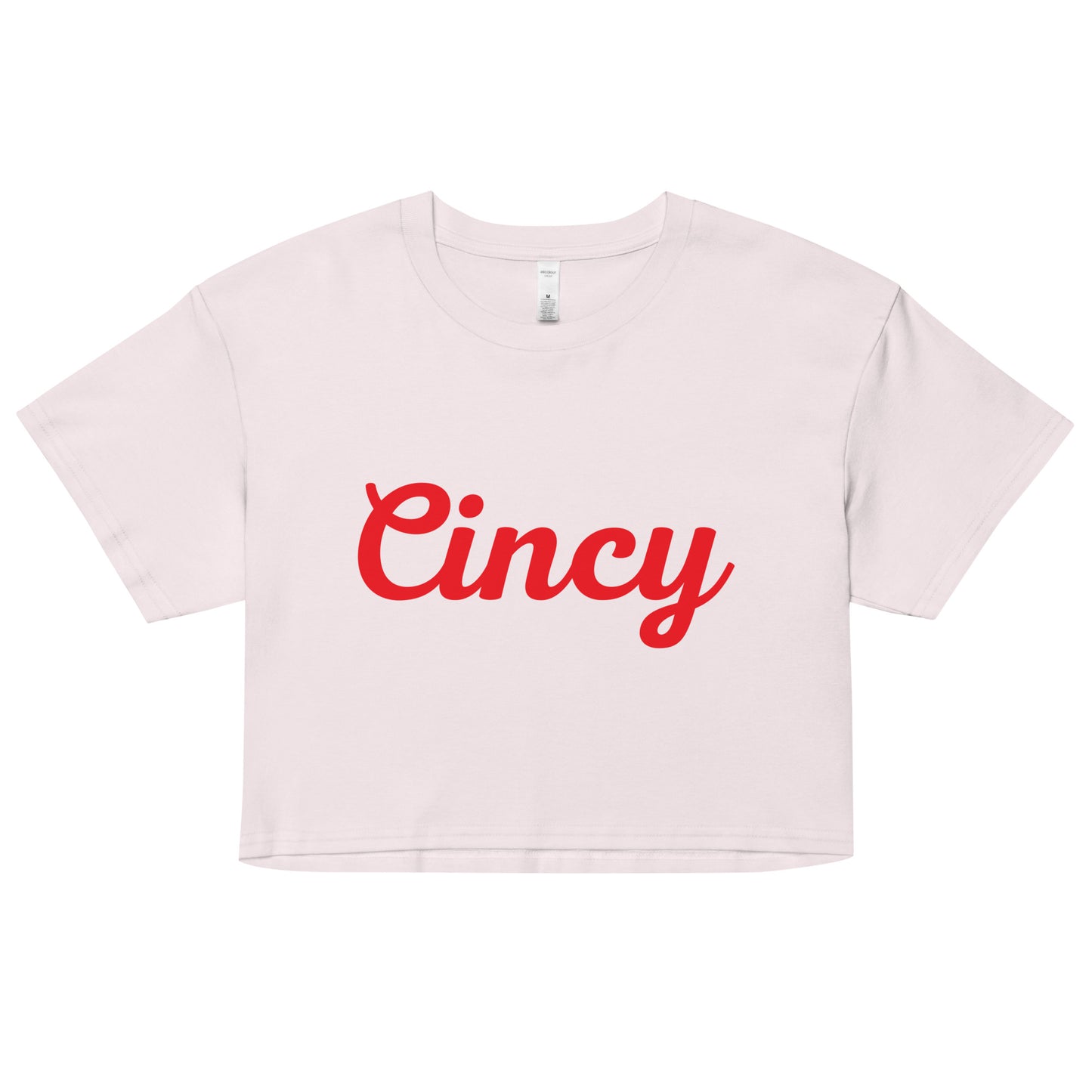 Cincinnati Cincy Script Women’s Crop Top