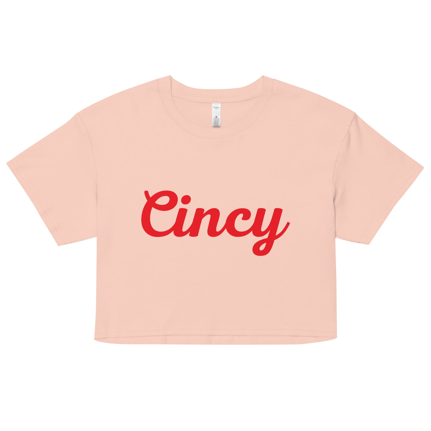 Cincinnati Cincy Script Women’s Crop Top