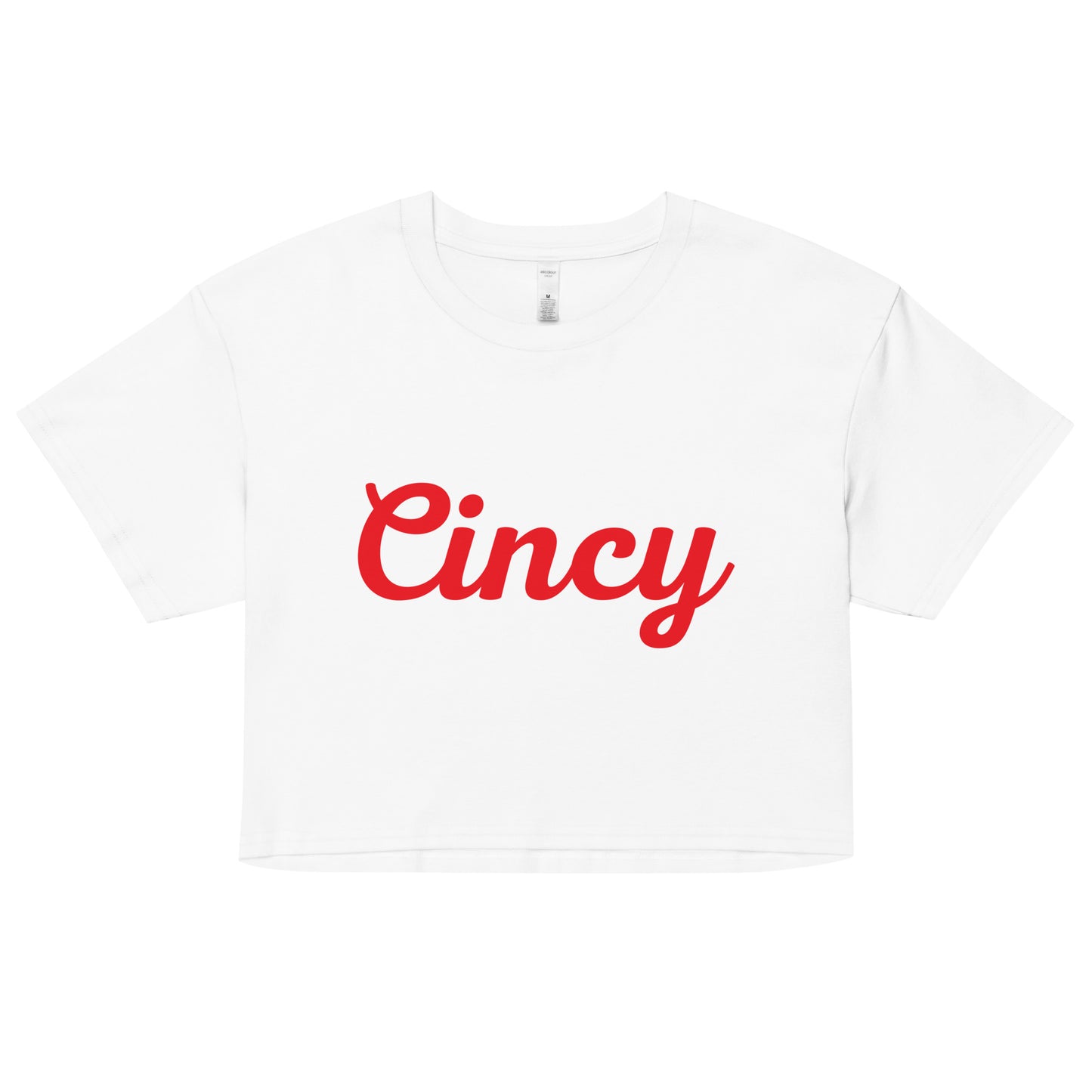 Cincinnati Cincy Script Women’s Crop Top